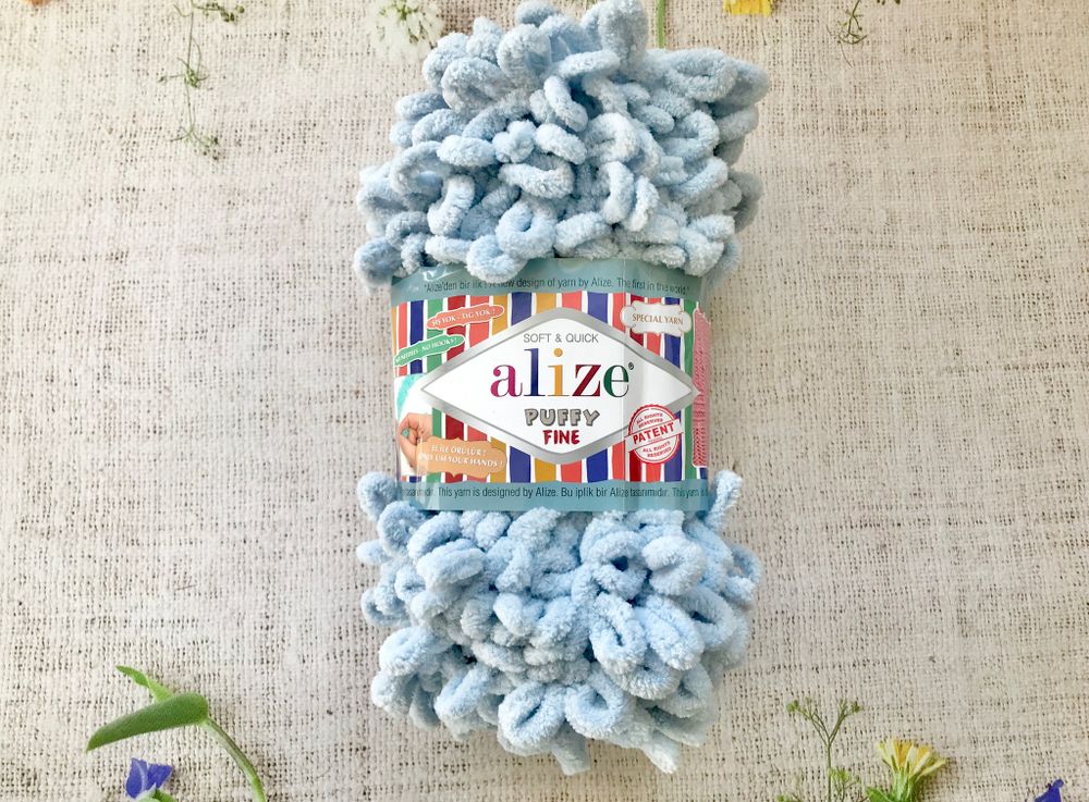 ALIZE &quot;Puffy Fine&quot;, 500 серо-голубой