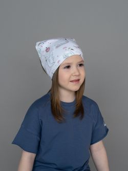 Косынка трикотажная СЬЮ (Розовые Лебеди)