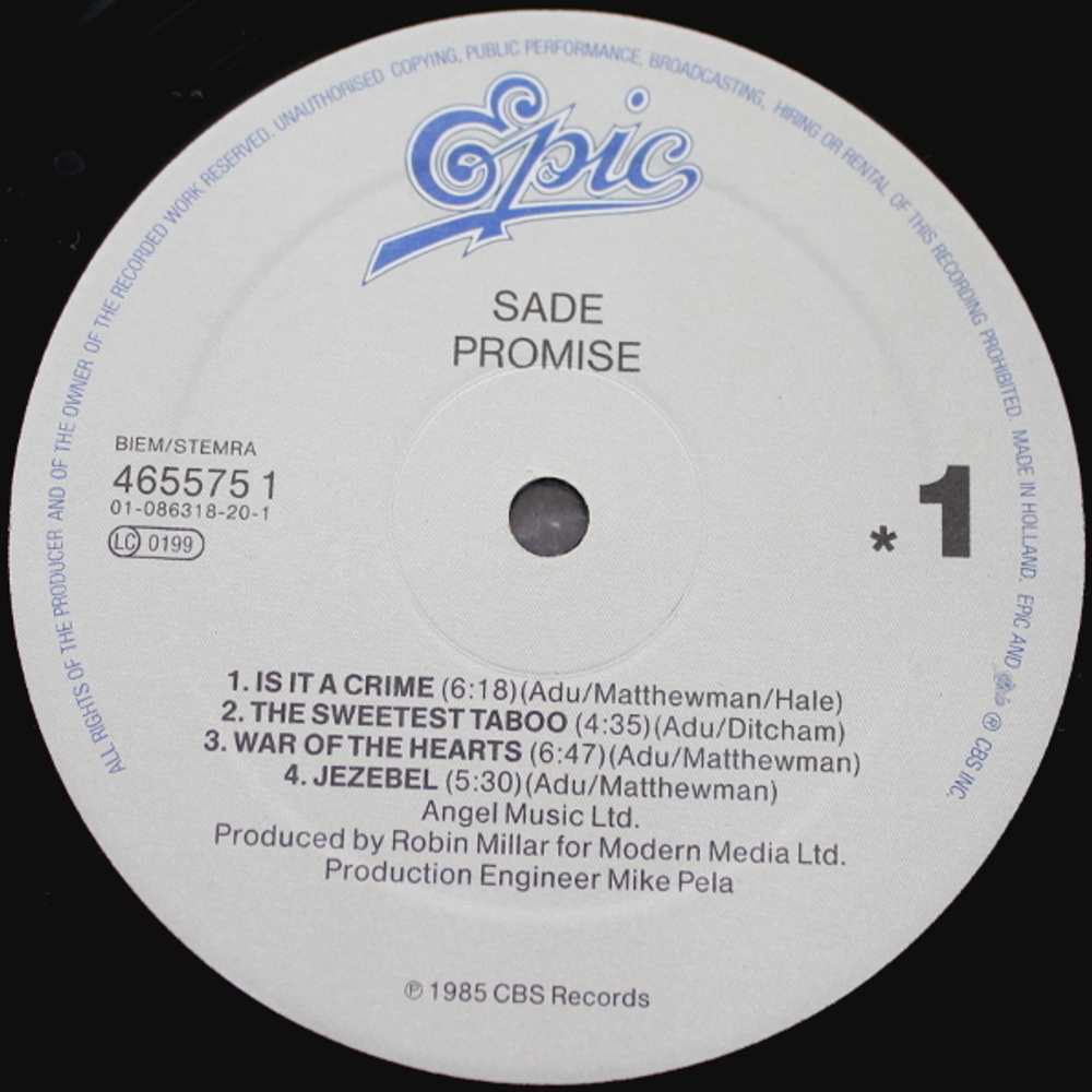 Sade / Promise (LP)