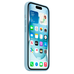 Силиконовый чехол с поддержкой MagSafe Apple Silicone Case для iPhone 15 Plus, Light Blue (Светло-голубой)