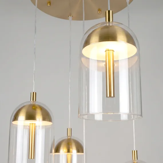 201056 LED / светильник подвесной / латунь