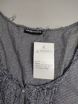 Блуза WareHouse в клетку 40 размер