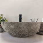 Раковина из речного камня RS-63492 (51*42*16) 0122
