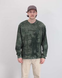 Толстовка Hoodlong Tie Dye Зеленая