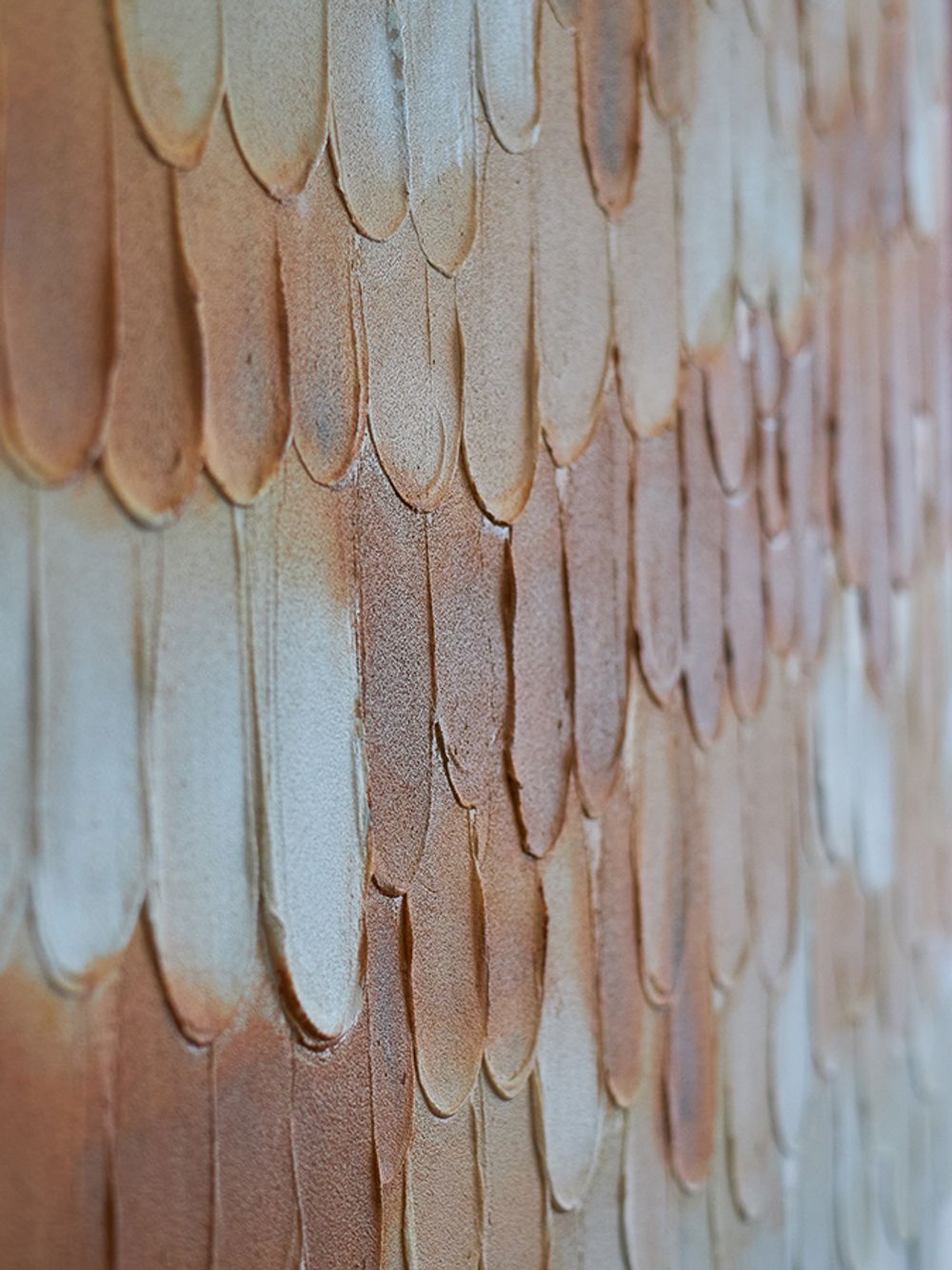 Панно декоративное с ручной росписью By Feel, 120х80 см, охра