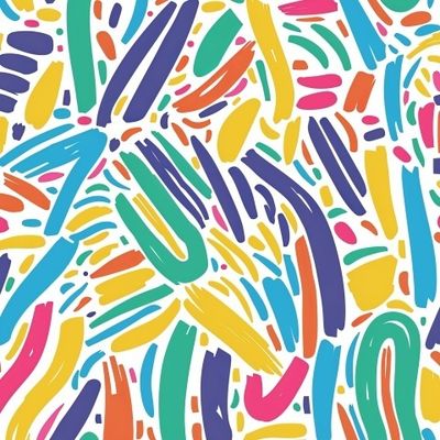 Абстрактные цветные линии на белом фоне