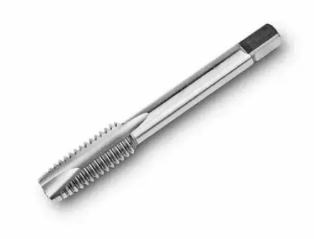 Метчик машинный М6х1 по нержавеющей стали и цветном металу для машиностроительных заводов индустриальный применения общ.длина 80 мм раб.часть 20 мм