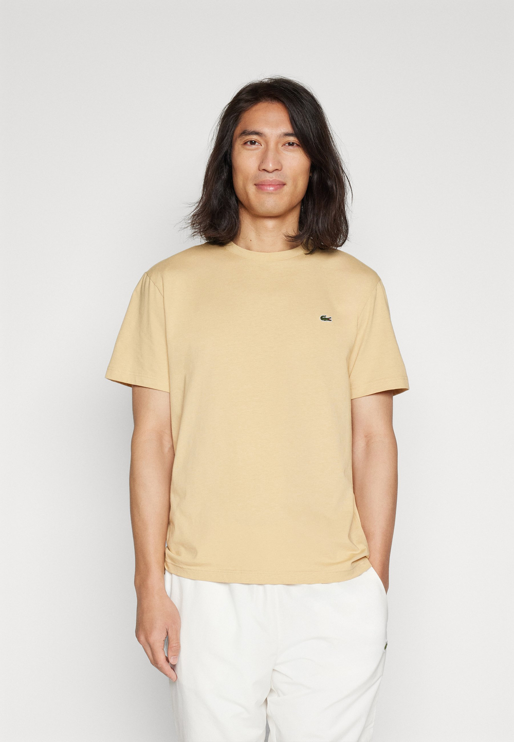 Lacoste Базовая футболка - Бежевый (LA222D01Z-B15)