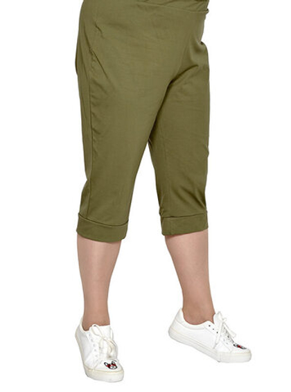 Домашние бриджи из хлопка, хаки