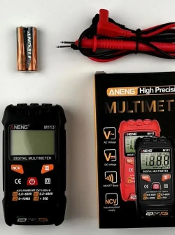 Мультиметр цифровой с прозвонкой автоматический тестер электрический автомобильный