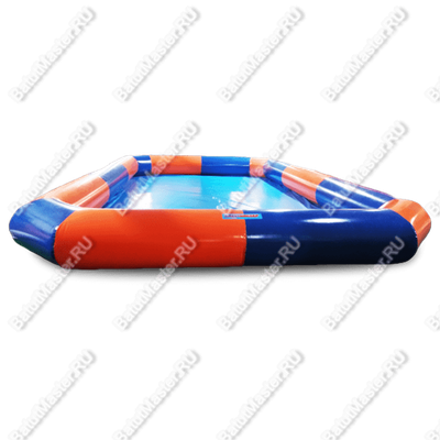 Квадратный надувной бассейн "Зебра" 8х5х0,65 м