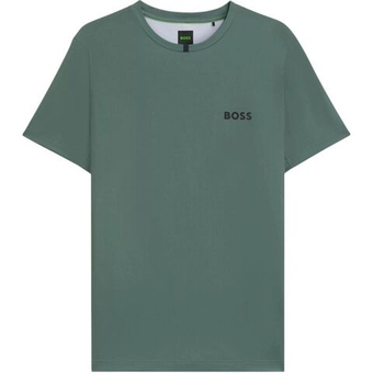 Мужская теннисная футболка BOSS TOC - open green