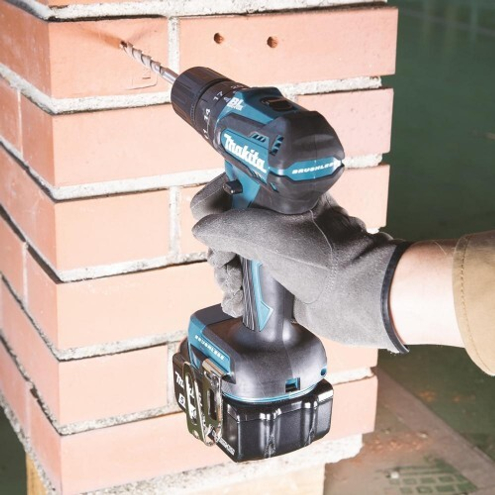 Аккумуляторная дрель-шуруповерт MAKITA DHP 483 SYE ударная, бесщеточная DHP483SYE