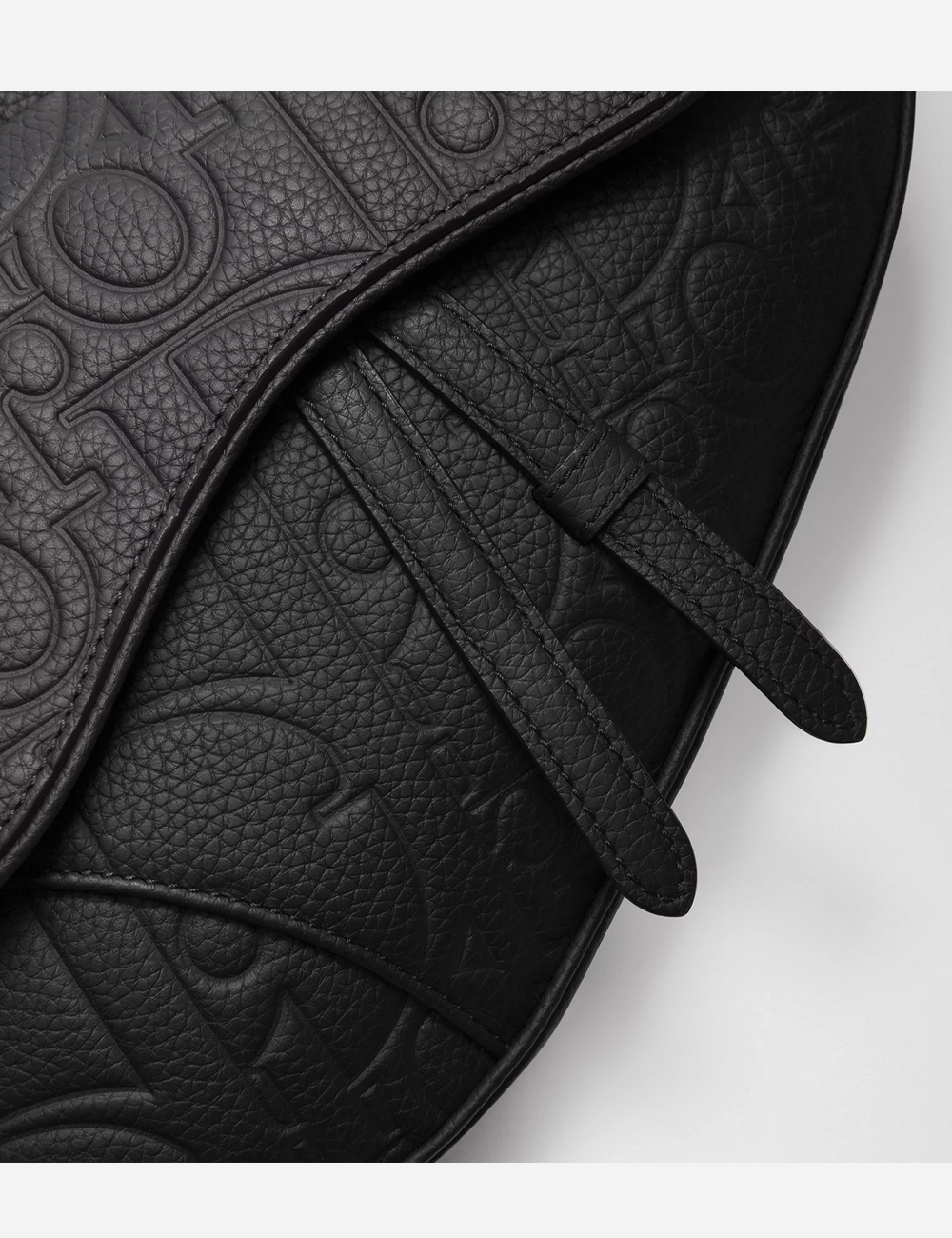 Сумка Dior Saddle Bag Leather "Black Dior Gravity"