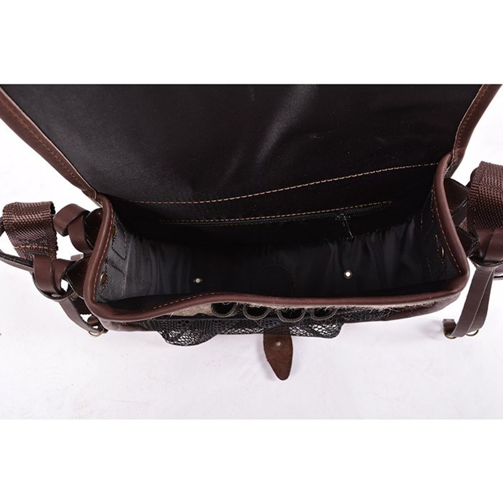 Ягдташ из сукна и кожи