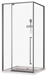 Ограждение душевое ESBANO ESA-128PS-GM 120x80x195