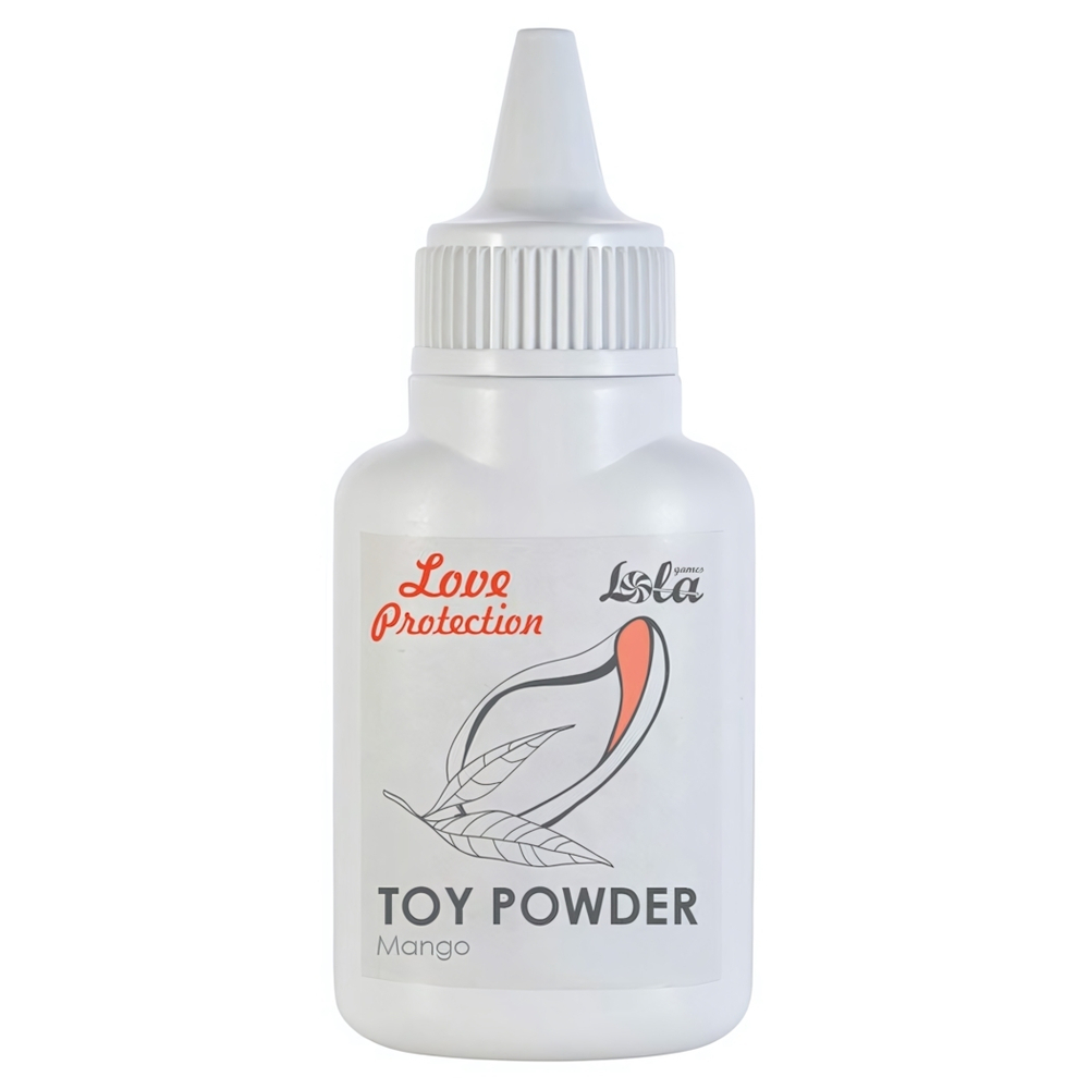 Пудра для игрушек ароматизированная Love Protection Манго 15 гр (Цвет: белый)