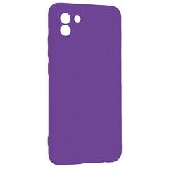Силиконовый чехол Silicone Cover для Samsung Galaxy A03 (Фиолетовый)