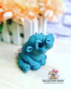 Силиконовая форма Бегемотик