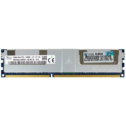 Модуль памяти для сервера HP 32GB 715275-001 PC3-14900L 4Rx4 DDR3-1866MHz ECC Reg Memory 712384-081