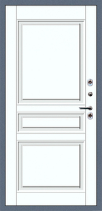 20 Термо (Букле графит/Velluto Bianco)