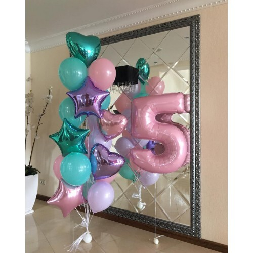 Композиция из шаров «Аметист»