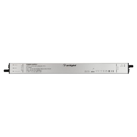 Блок питания Arlight ARPV-LG24160-Linear-PFC 24V 160W IP67 6,7A 034890