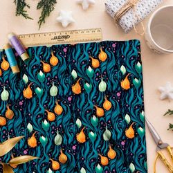 Ткань премиум дюспо фантазийные луковки