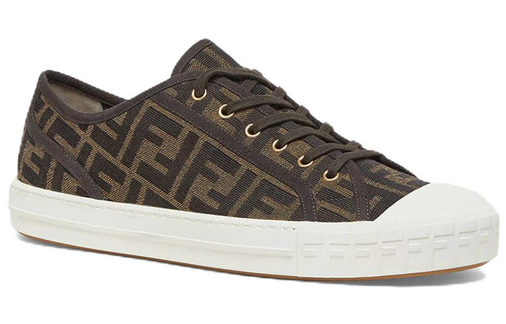 Кеды FENDI Domino FF, 8E8325AJZXF0R7V