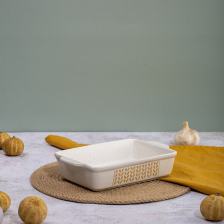 Форма для запекания керамическая COUNTRY 21х14х5см прямоугольная