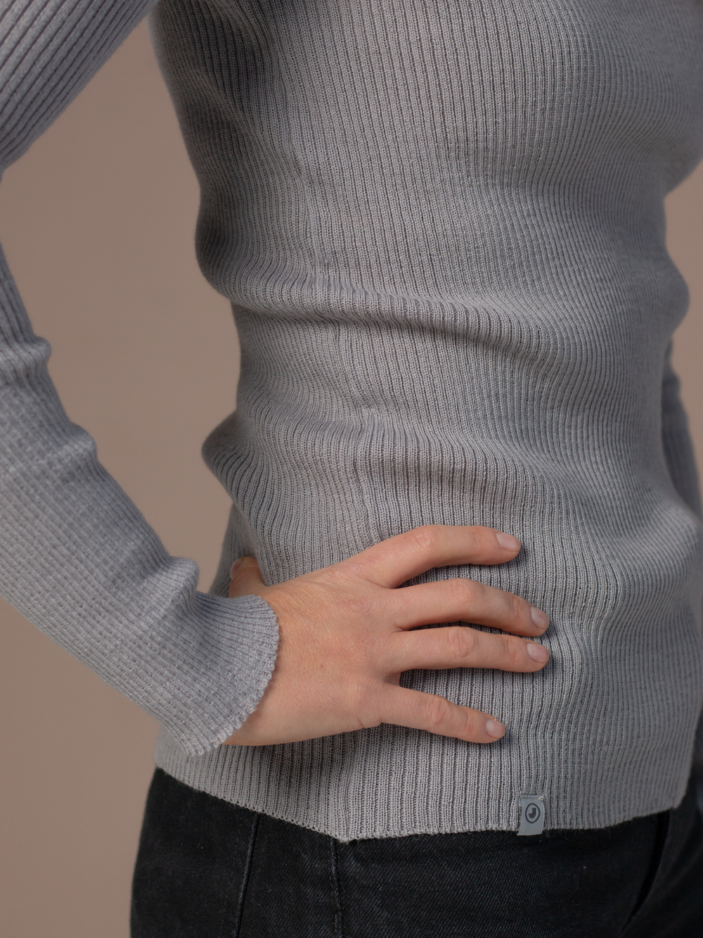 Водолазка для мам (Серебро)