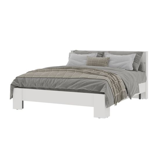 ХЕЛЕН КР 02 Кровать с орт 1.4х2.0ФАСАД БЕЛЫЙ/КОРПУС БЕЛЫЙ