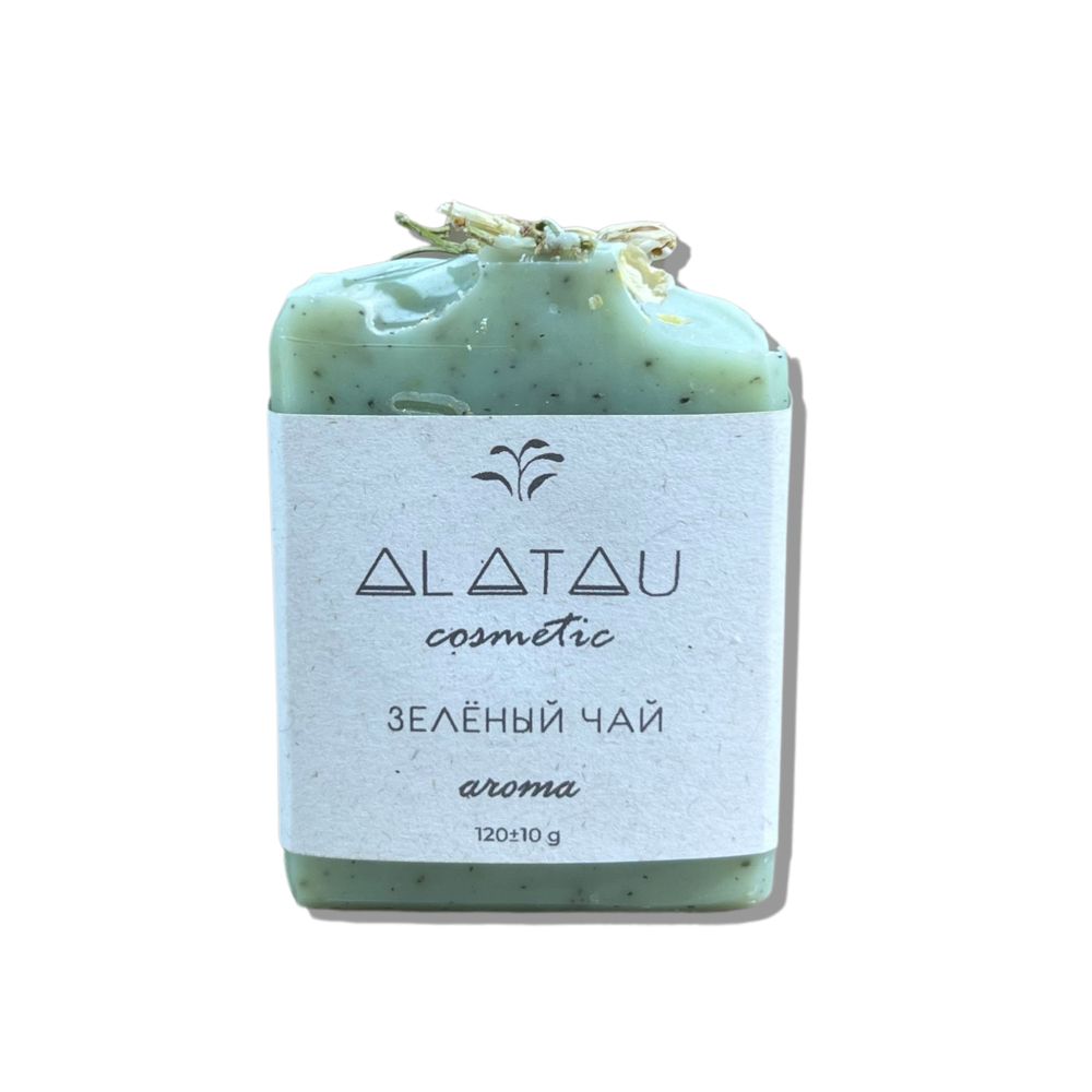 Мыло "Зеленый чай" Aroma 120 гр (Alatau Cosmetic)