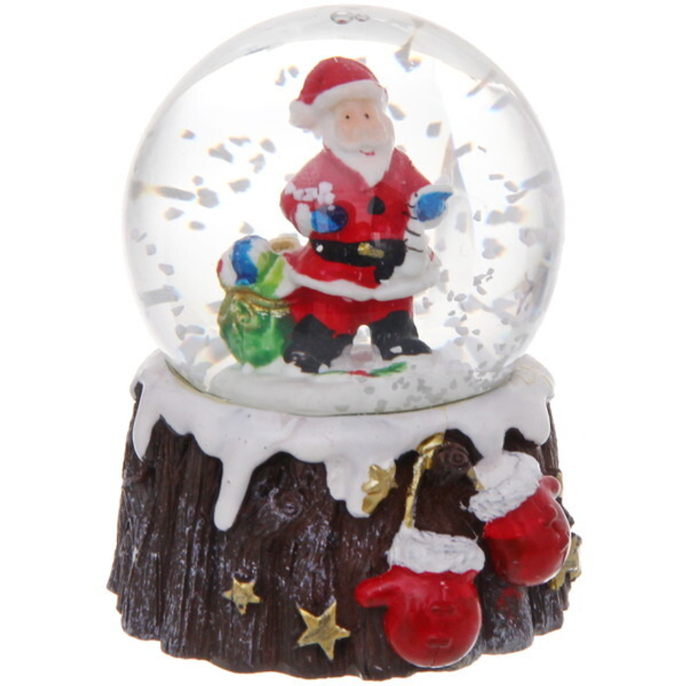 Сувенир Снежный шар «Волшебный пенёк» 5*7 см, микс