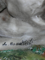 Фарфор. Статуэтка. Картежники, юные шулера. Capodimonte. Италия