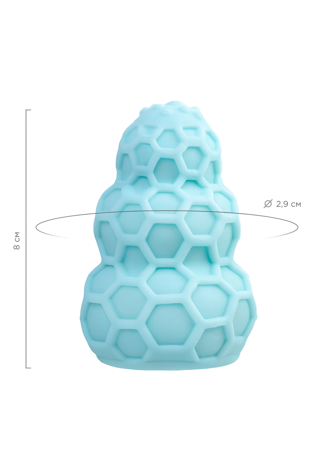 Мастурбатор A-Toys Flaff бирюзовый