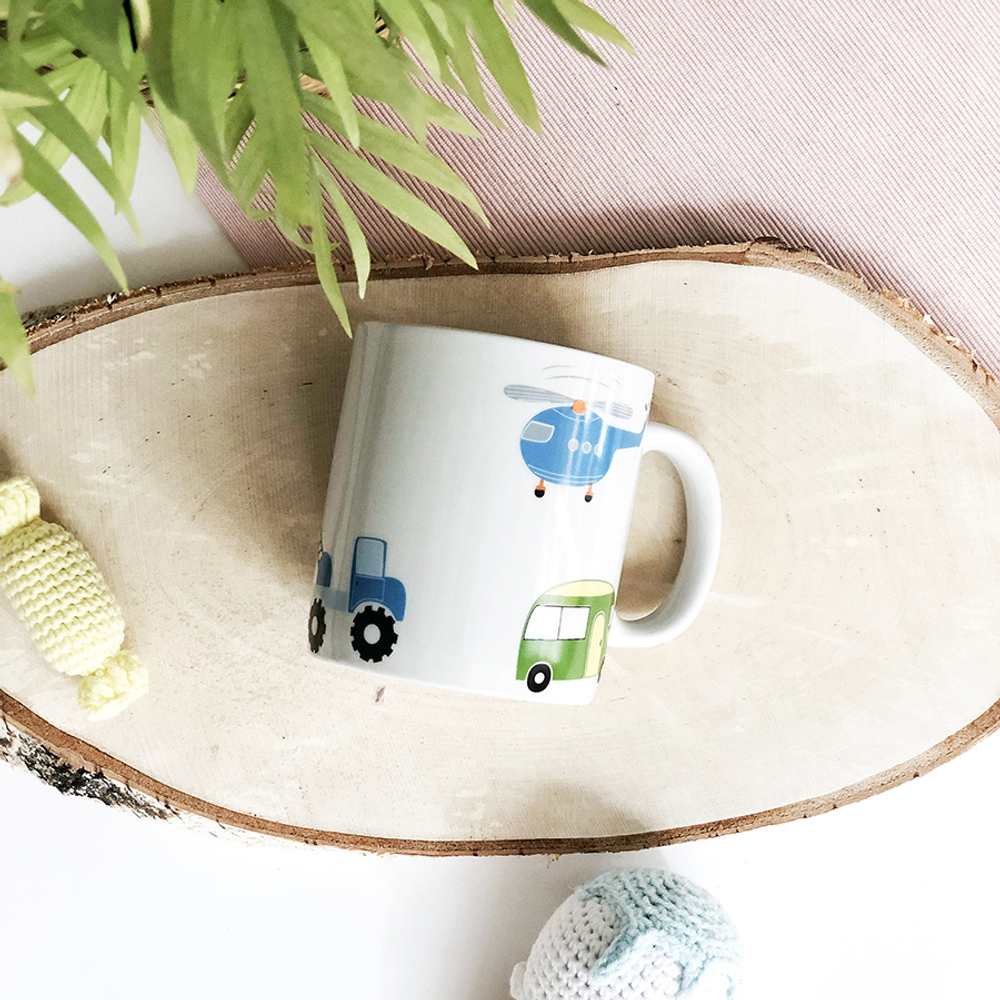 Кружка baby car 300 мл фарфор