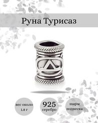 Шарм Турисаз из серебра