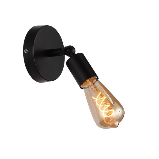 SL419.401.01 Светильник настенный Черный E27 1*60W