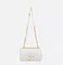 Сумка Dior Caro, модель большого формата кремовый