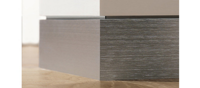 Алюминиевый плинтус Progress Profiles для стен из гипсокартона Chennel 2000 мм