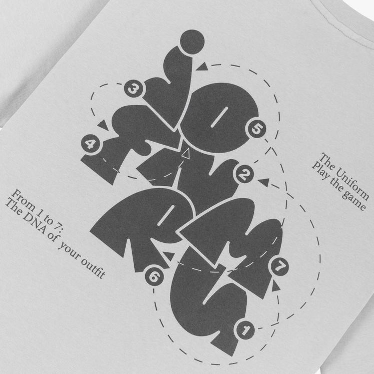 Футболка UNIFORM Heavy Rebus, серый