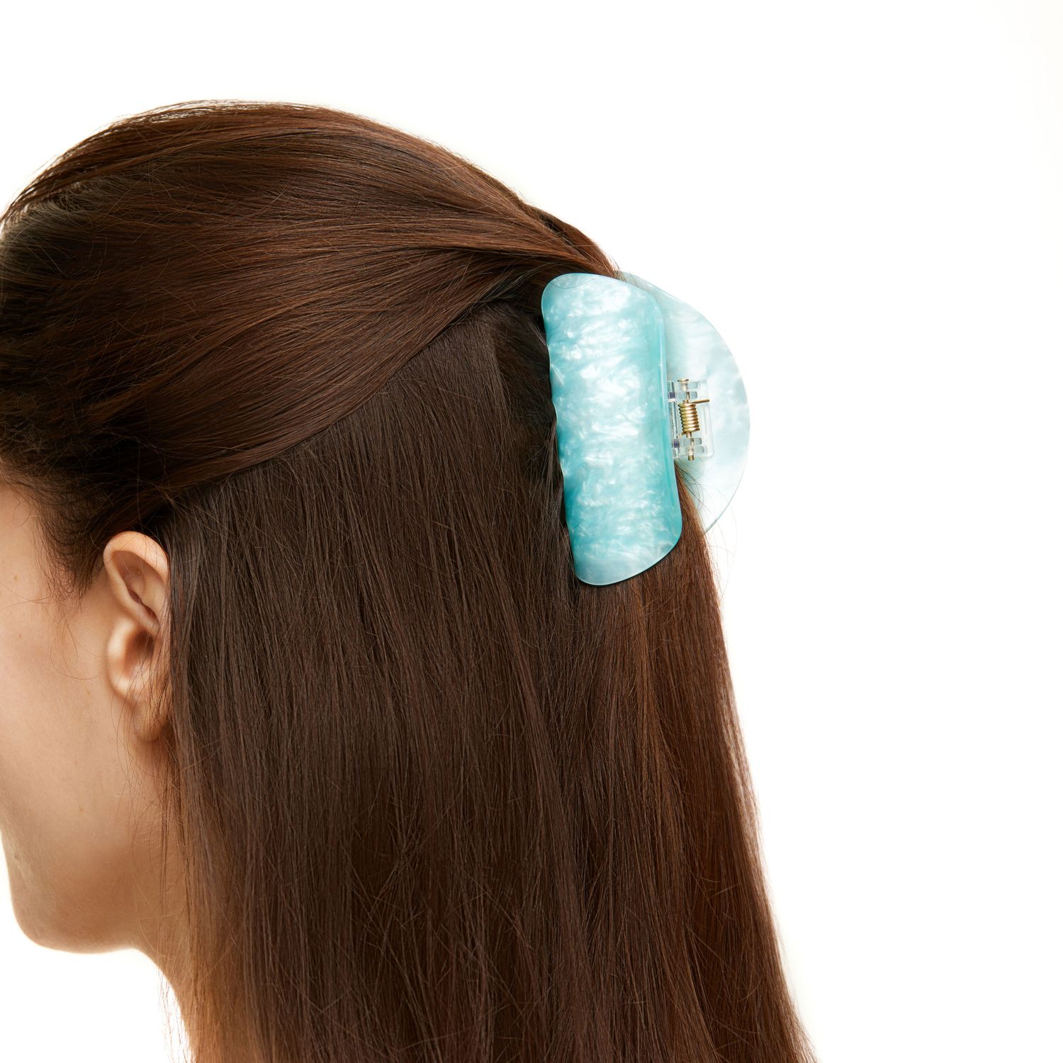 Крабик Delicate Nacre Hair Claw – Blue