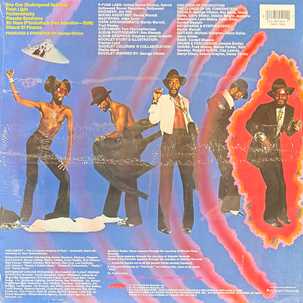 Parliament ‎– Funkentelechy Vs. The Placebo Syndrome (США 1985г.)Т