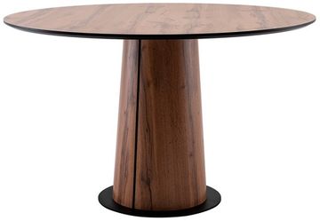 Стол круглый Пулон 120 см столешница HPL дуб вотан