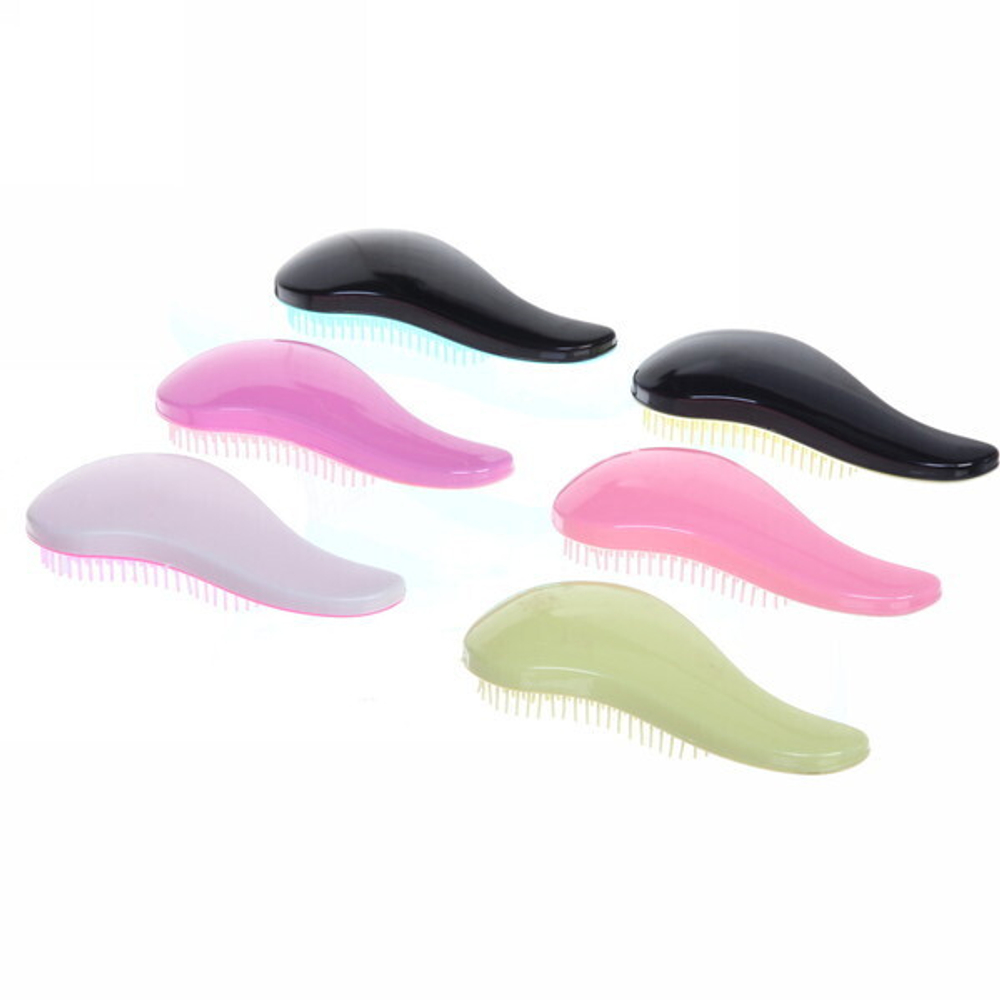 Расческа массажная с гибкими зубчиками «Perfect», цвет микс, 14.5см