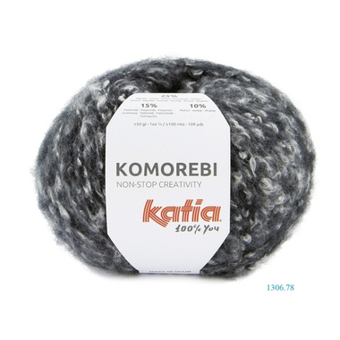 Пряжа для вязания Katia  50% шерсть 25% хлопок 15% полиамид 10% мохер