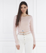 Худи WOVEN LABEL RIB CALVIN KLEIN JEANS - пудро-розовый(J20J223355)