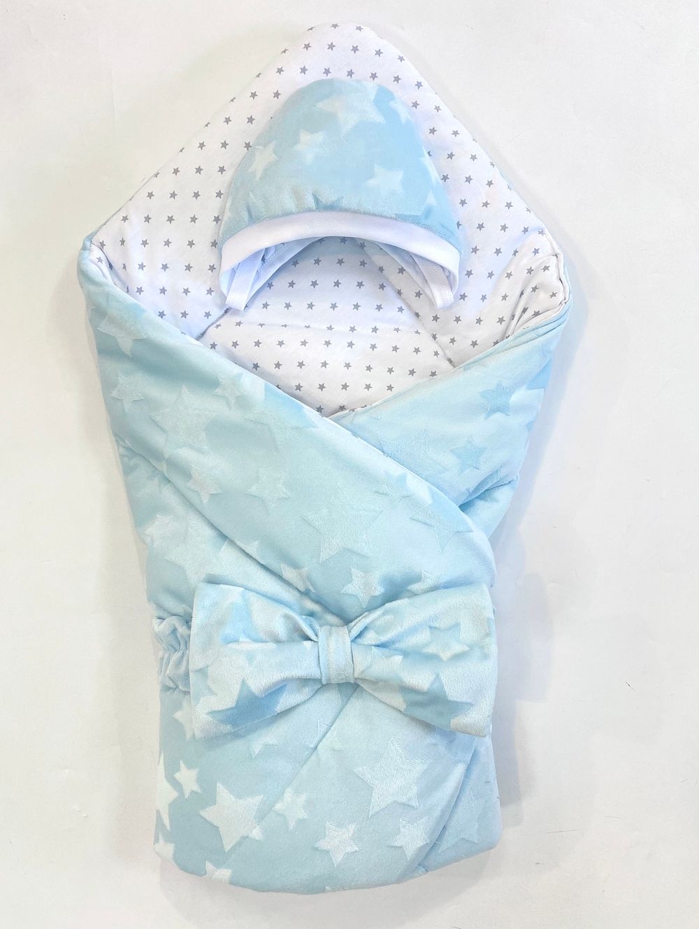 Конверт на выписку + чепчик