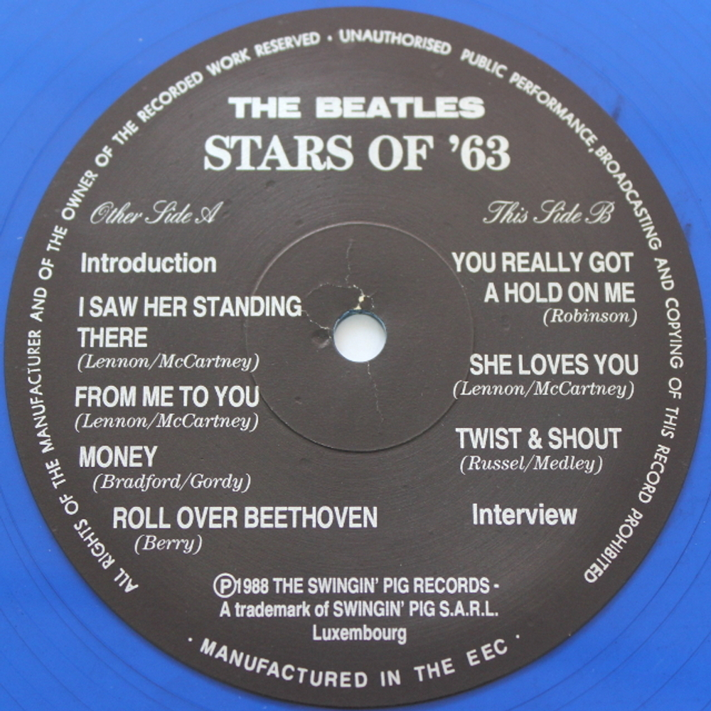 The Beatles / Stars Of '63 (Coloured Vinyl)(LP)